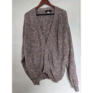 Vintage Orvis Sweater Mens XL Multicolor Cardigan Button Up Preppy Academia